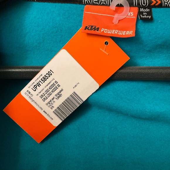 Girl KTM Hoodie . XS . Blue . NWT - Picture 4 of 4